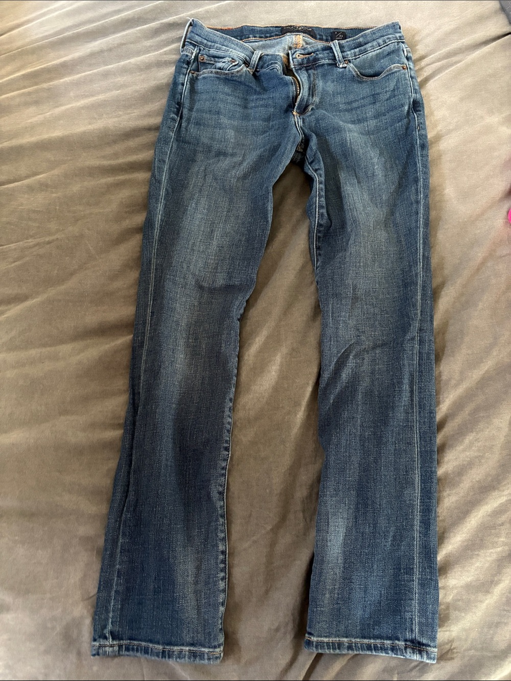 Lucky Brand Medium Blue Ankle Jeans